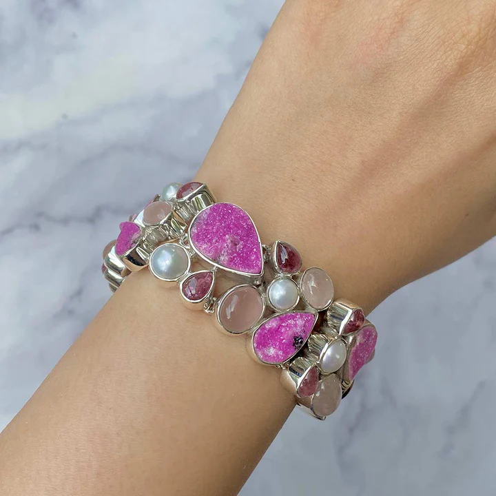 Ethereal Pink: Unique Cobalt Calcite Creations